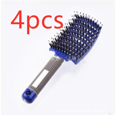 Hairbrush Anti Kit Brushy Women Detangler Hair Brush Bristle Nylon Scalp Massage Teaser Hair Brush Comb Hairbrush Anti Kit Brushy Women Detangler Hair Brush Bristle Nylon Scalp Massage Teaser Hair Brush Comb